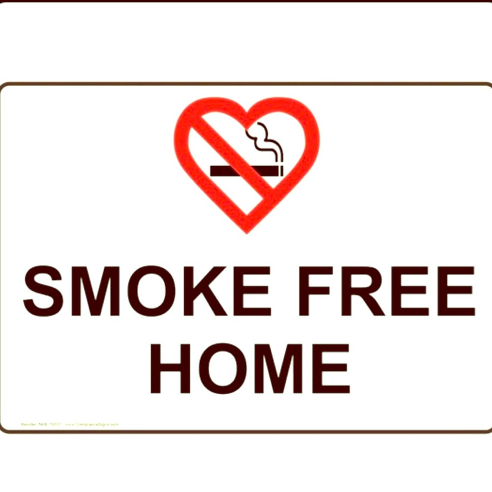 Smoke free home 🏠